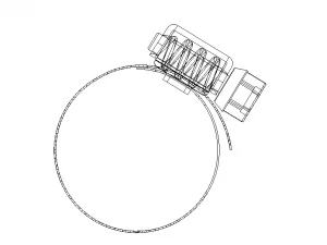 Hose Clamps 1 In 3D Model