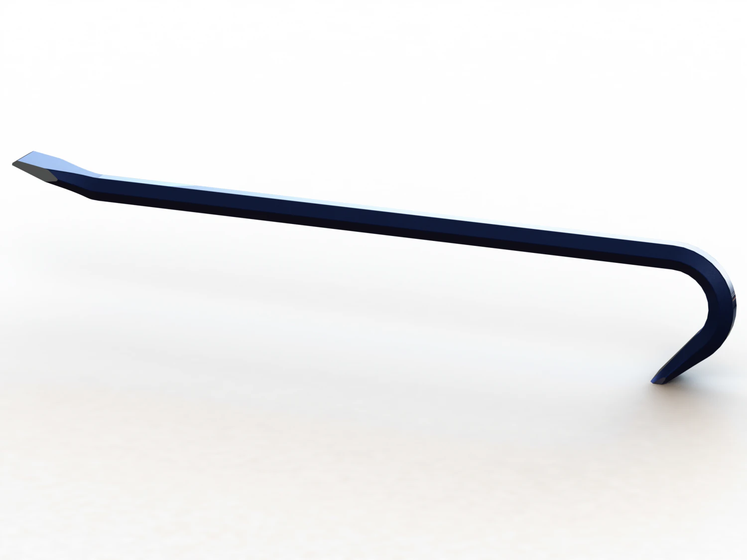 600mm Wrecking Bar 3D Model .c4d .max .obj .3ds .fbx .stl .blend