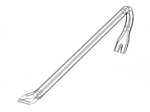 600mm Wrecking Bar 3D Model