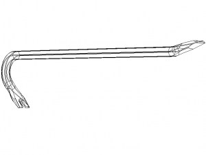 600mm Wrecking Bar 3D 模型