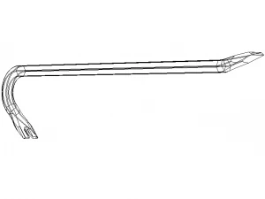 600mm Wrecking Bar 3D Model