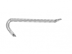 600mm Wrecking Bar 3D 模型