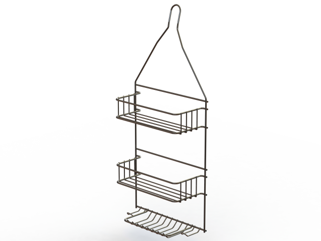 Hanging Shower Caddy Modelo 3D .c4d .max .obj .3ds .fbx .stl .blend 