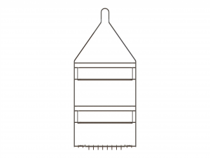 Hanging Shower Caddy Modelo 3D