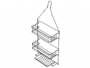 Hanging Shower Caddy Modelo 3D