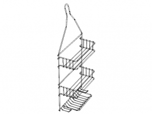 Hanging Shower Caddy Modelo 3D