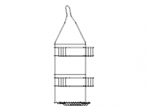 Hanging Shower Caddy Modelo 3D