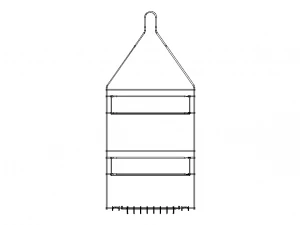 Hanging Shower Caddy 3D Model