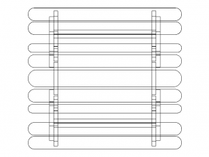 Outdoor Picnic Table 3D Model