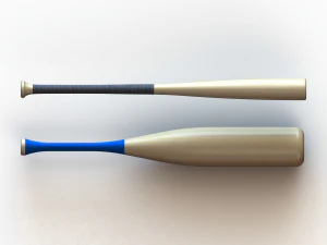 Wood Baseball Bat - 33 Inch 3D Model