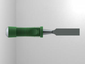 Wood Chisel 19 mm Blade Width 3Dモデル