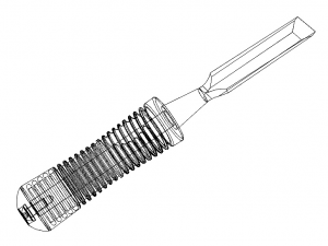 Wood Chisel 19 mm Blade Width 3Dモデル