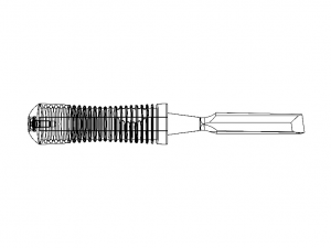Wood Chisel 19 mm Blade Width 3Dモデル