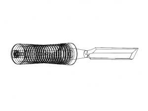 Wood Chisel 19 mm Blade Width 3Dモデル