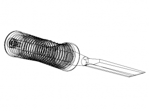 Wood Chisel 19 mm Blade Width 3Dモデル