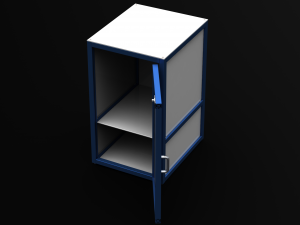 Aluminum Station Cabinet 3D Model