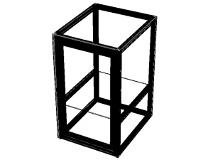Aluminum Station Cabinet 3D Model