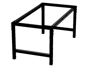 Aluminum Outdoor Modern Table Model 3D