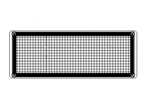 Aluminum Industrial Coffee Table 3D Model