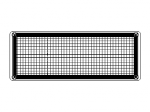 Aluminum Industrial Coffee Table 3D Model