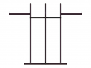 Aluminium Coat Rack Modello 3D