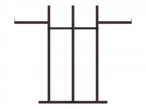 Aluminium Coat Rack 3D Model