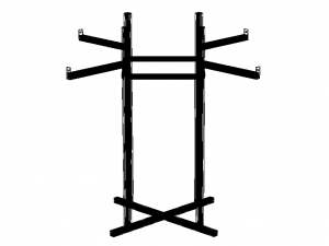 Aluminium Coat Rack Modello 3D