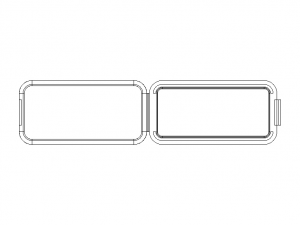 Snap Fit Plastic Box 3D-Modell