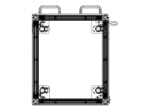 Industrial Aluminum Trolley - Enclosed Modelo 3D