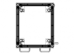 Industrial Aluminum Trolley - Enclosed Modelo 3D