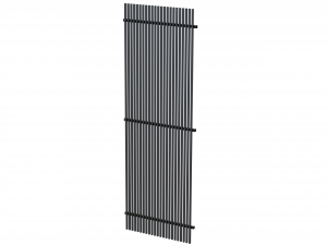 Aluminium Grilles for Facades 3D Model