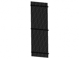 Aluminium Grilles for Facades 3D Model