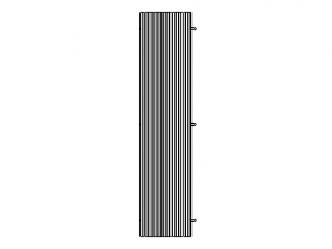 Aluminium Grilles for Facades 3D Model