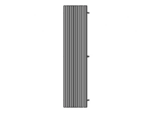 Aluminium Grilles for Facades 3D Model