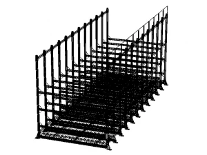 Roller Storage Station 3D Model