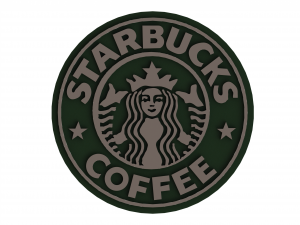 Starbucks Coffee Logo Surface Modeling Modello 3D