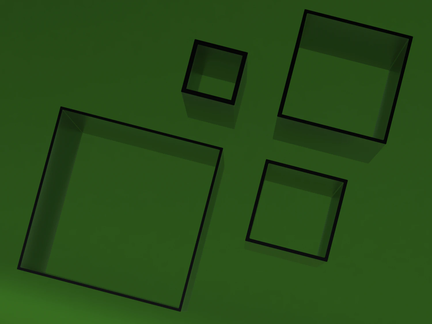Extruded Aluminium Profile Enclosures Set for Square Tube 3D Model .c4d .max .obj .3ds .fbx .stl .blend 