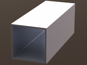 Extruded Aluminium Profile Enclosures Set for Square Tube Modelo 3D
