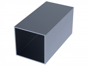 Extruded Aluminium Profile Enclosures Set for Square Tube 3D Model