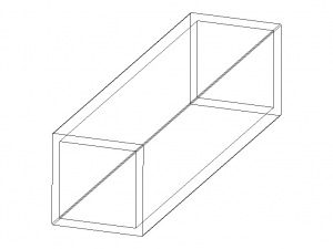 Extruded Aluminium Profile Enclosures Set for Square Tube Modelo 3D