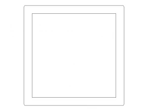 Extruded Aluminium Profile Enclosures Set for Square Tube 3D Model