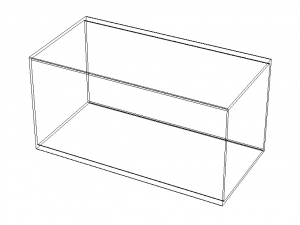 Extruded Aluminium Profile Enclosures Set for Square Tube Modelo 3D
