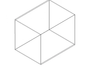 Extruded Aluminium Profile Enclosures Set for Square Tube 3D Model