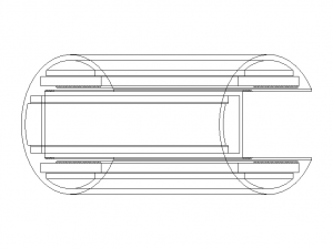 Aluminum Extruded Balustrade Handrail 3D 模型