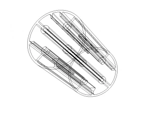 Aluminum Extruded Round Tube for Jigs 3D Model