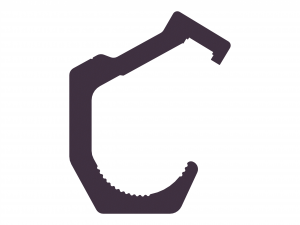 Aluminum Extruded Pipe Holder Model 3D