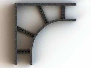 Standard Steel Ladder Type Cable Trays 3D मॉडल