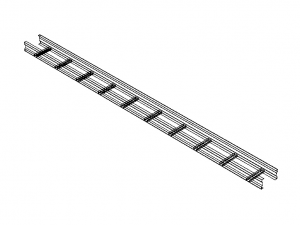 Standard Steel Ladder Type Cable Trays 3D मॉडल