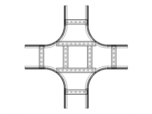 Standard Steel Ladder Type Cable Trays 3D मॉडल