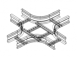 Standard Steel Ladder Type Cable Trays 3D मॉडल